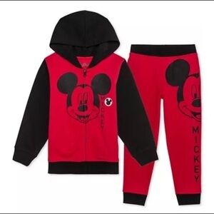 Disney Mickey Mouse Colorblocked Hoodie & Joggers